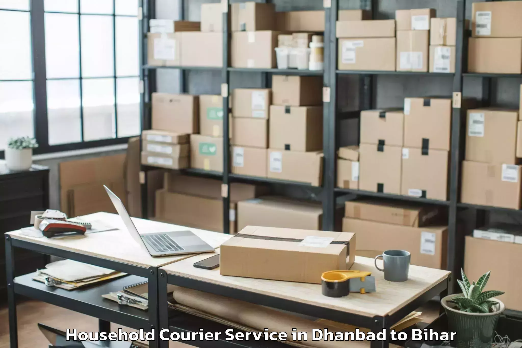 Quality Dhanbad to Tan Kuppa Household Courier